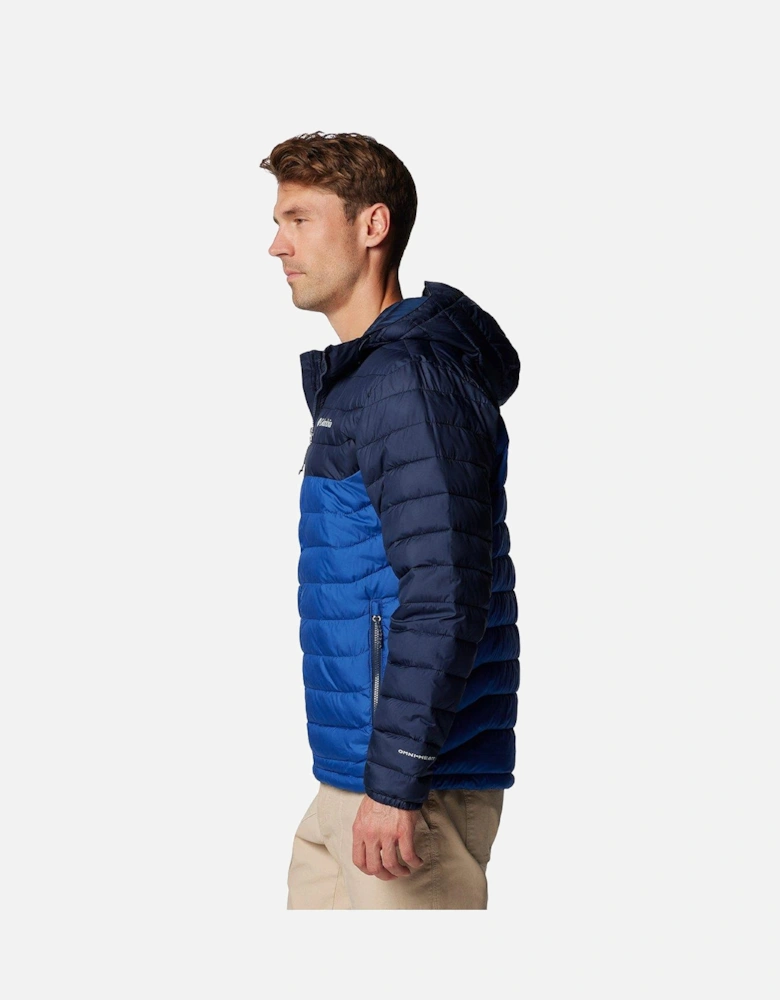 Men's Powder Lite Hooded Jacket - Blue