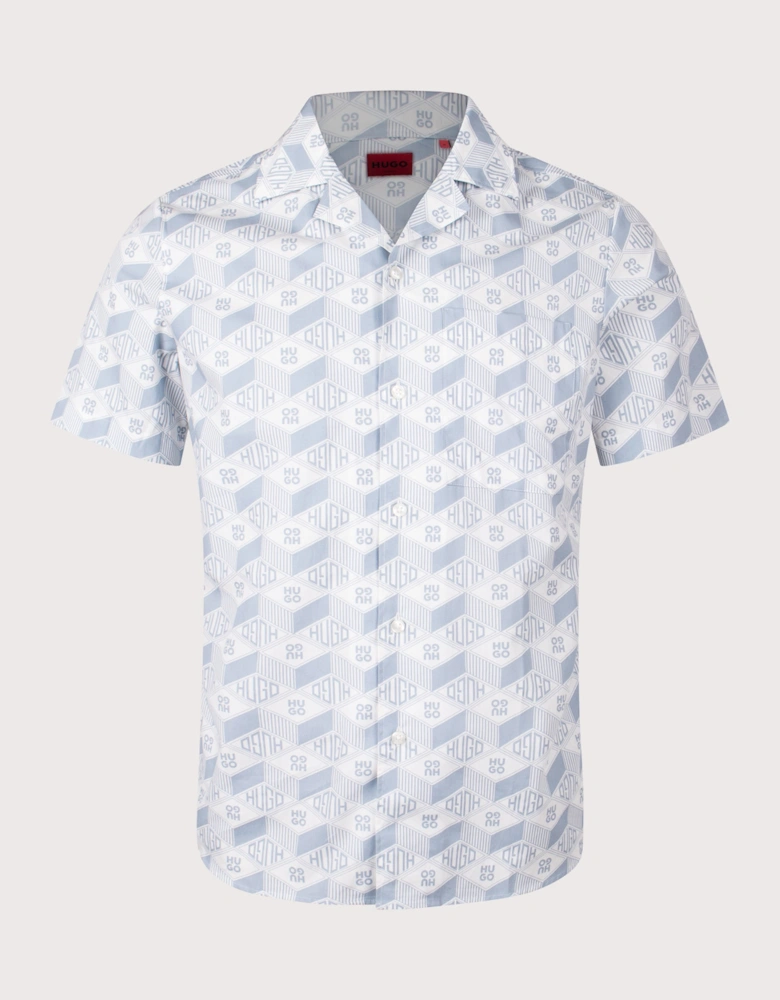 Relaxed Fit Ellino Short Sleeve Shirt