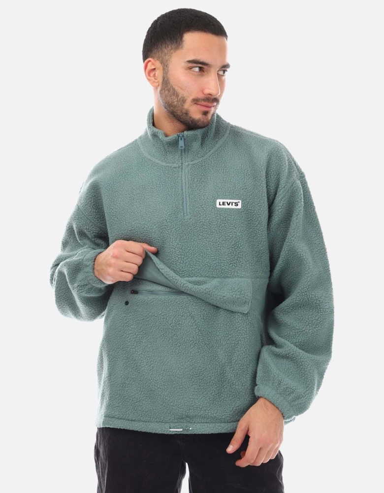 1/4 Zip Mockneck Sherpa Fleece