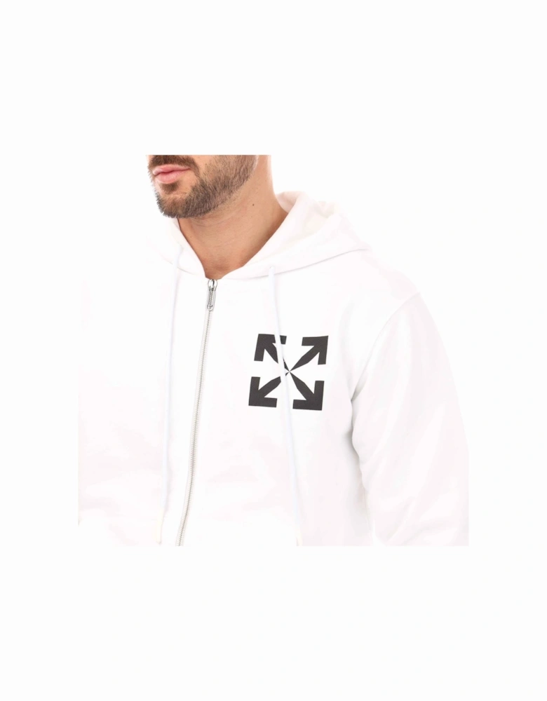 Single Arrow Slim Zip Hoodie