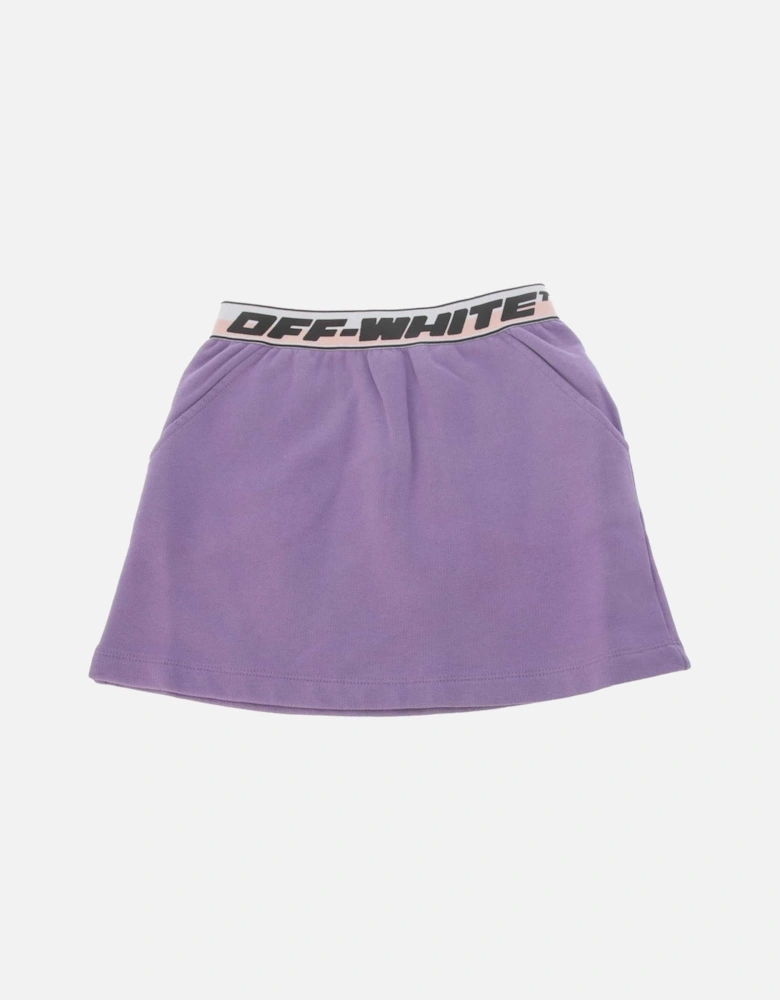 Juniors Logo Band Skirt