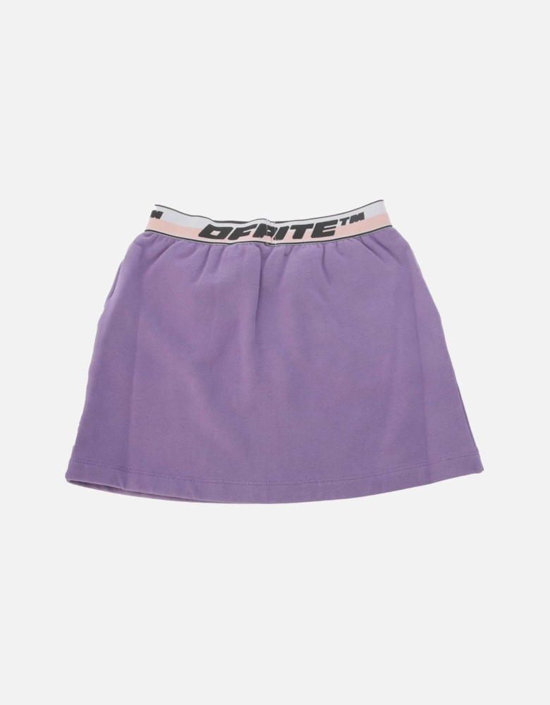 Juniors Logo Band Skirt