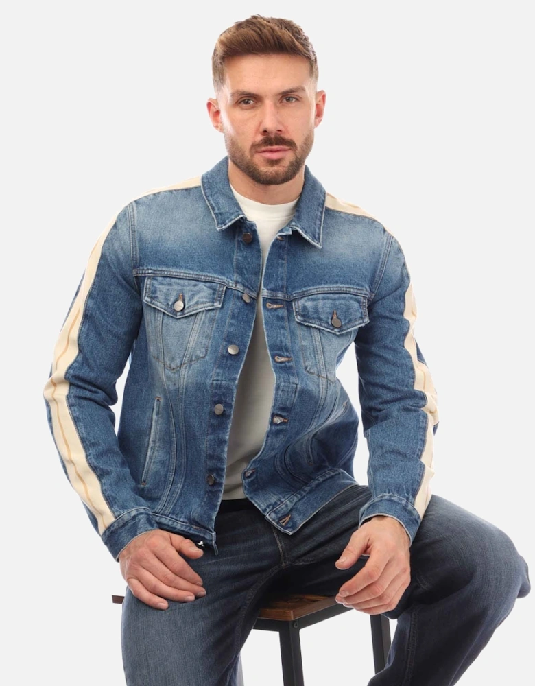 Denim Track Jacket