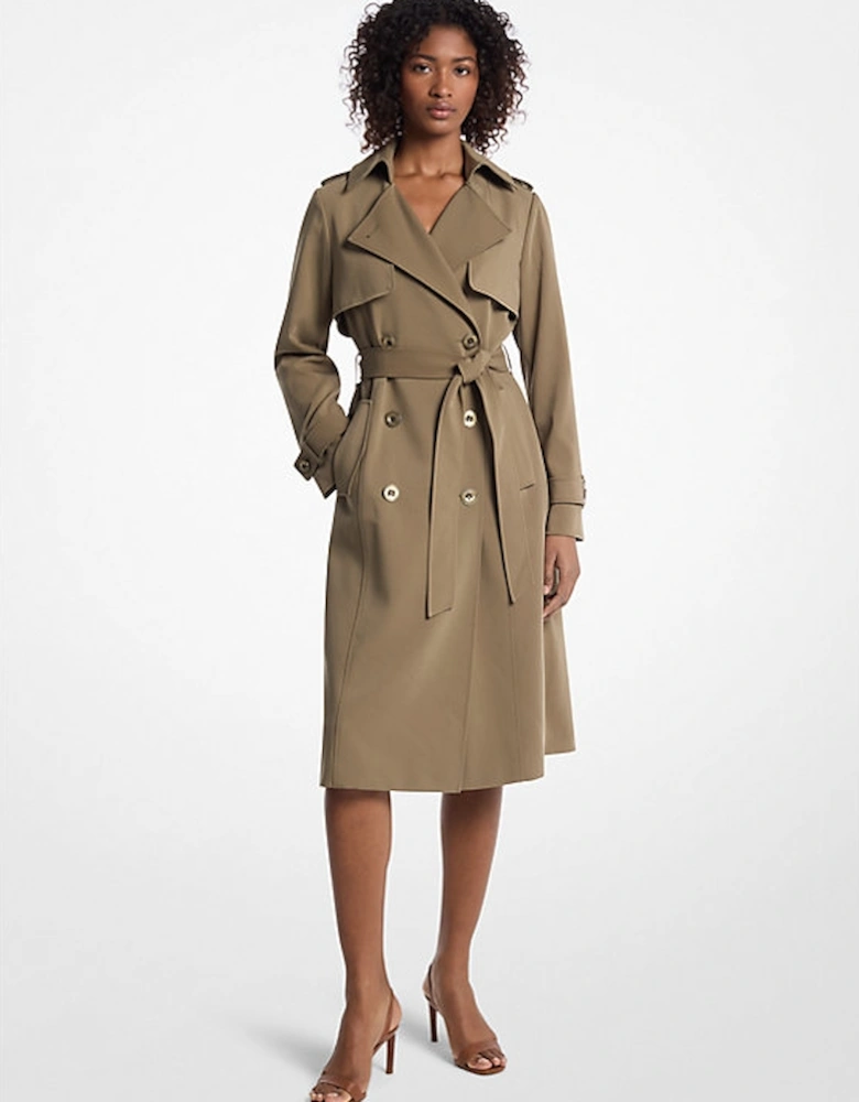 Woven Trench Coat