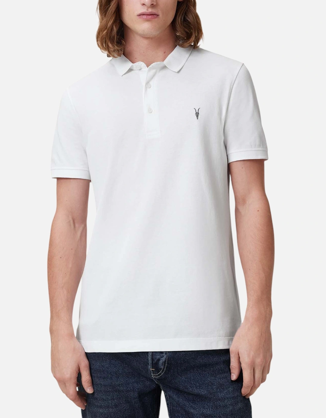 All Saints Reform Mens Polo Shirt Summer Piqué Polo Casual Solid Polo T Shirts