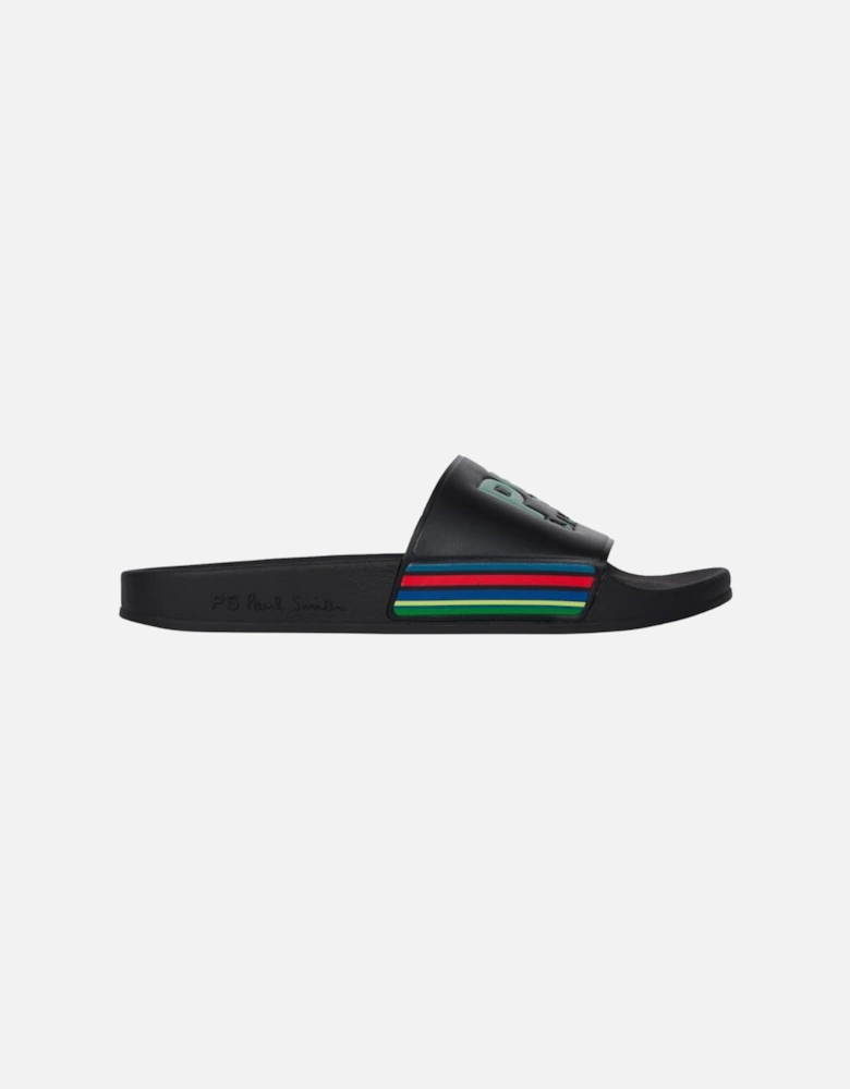 PS 'Sports Stripe' 'Zed' Slides - Black