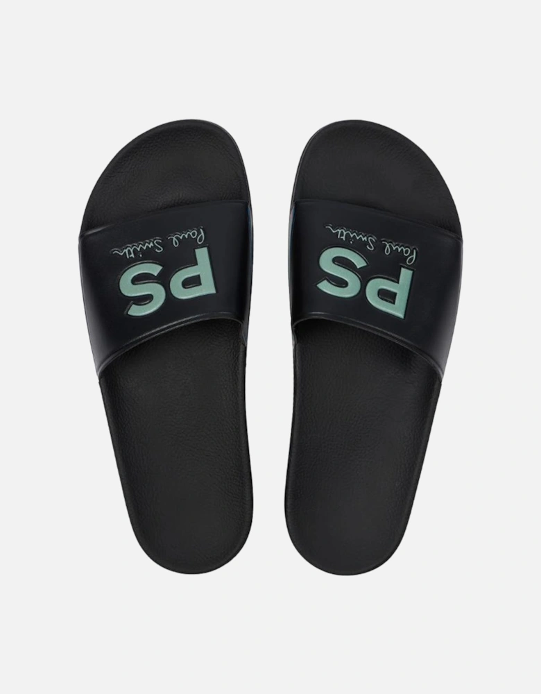 PS 'Sports Stripe' 'Zed' Slides - Black