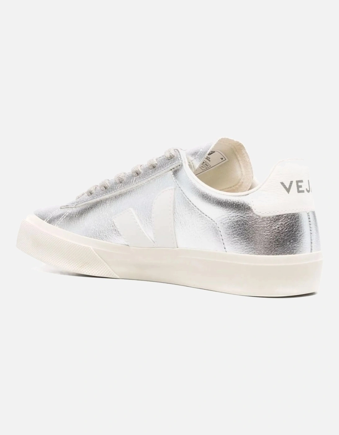 Womens Campo Sneakers Silver