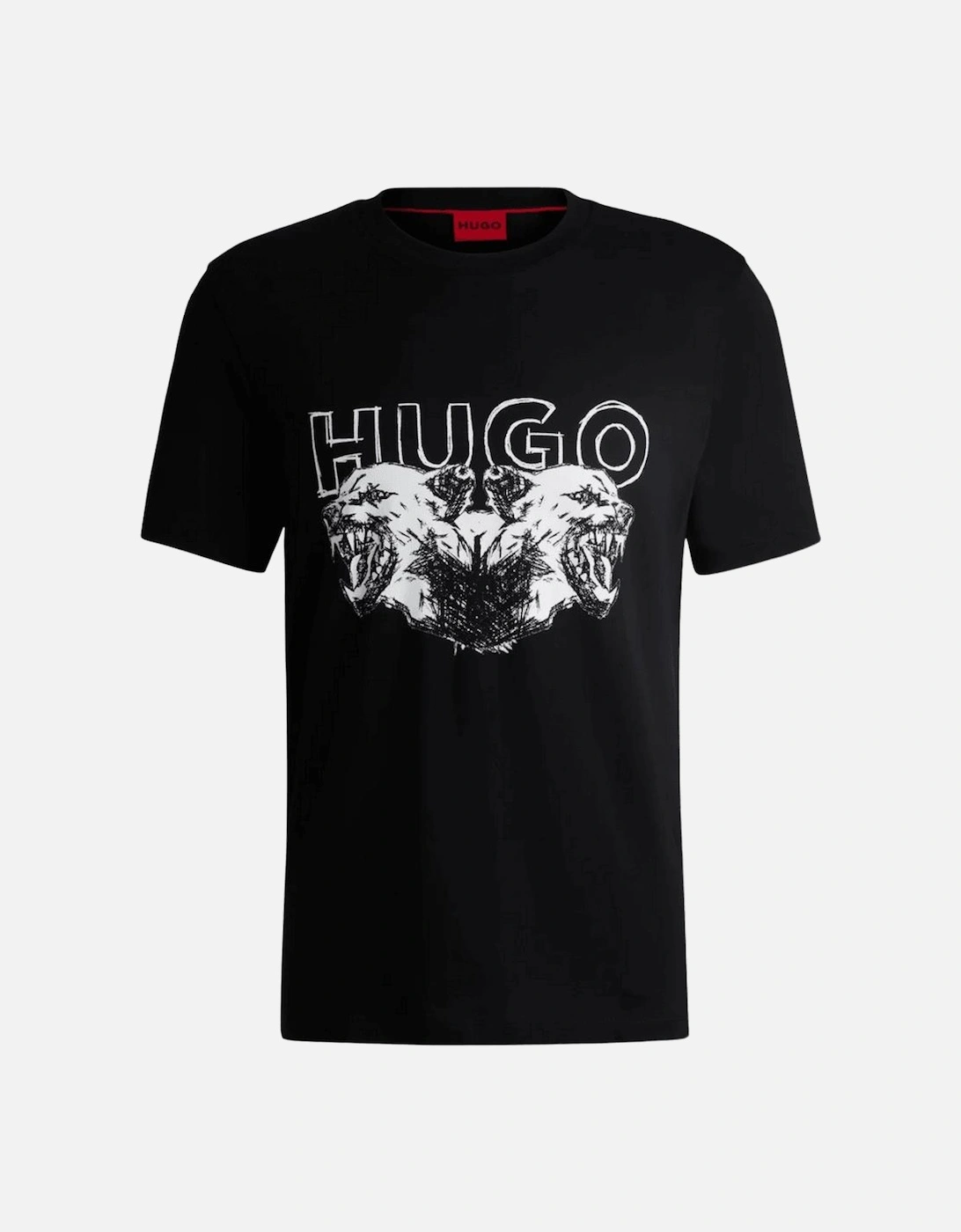 Durro Animal Graphic Black T-Shirt, 5 of 4