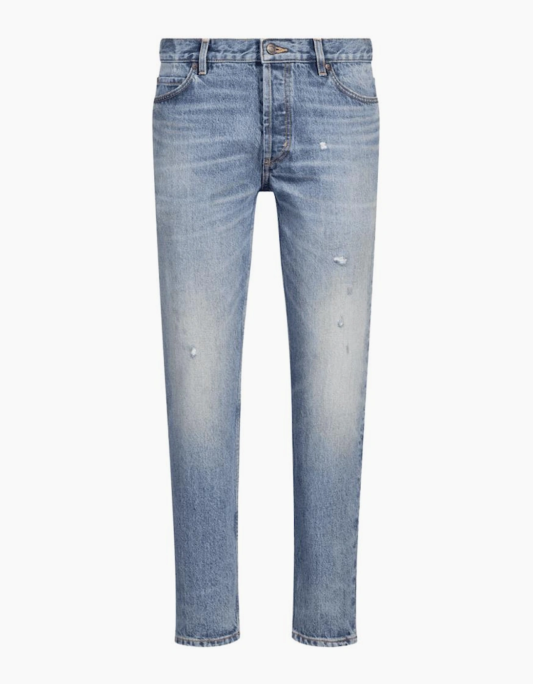 Hugo Boss Men's Blue Hugo 634 Tapered Fit Jeans