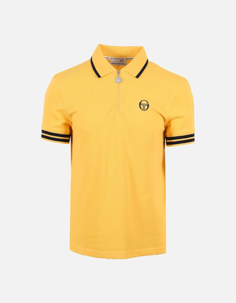 New Iceberg Zip Polo Yellow