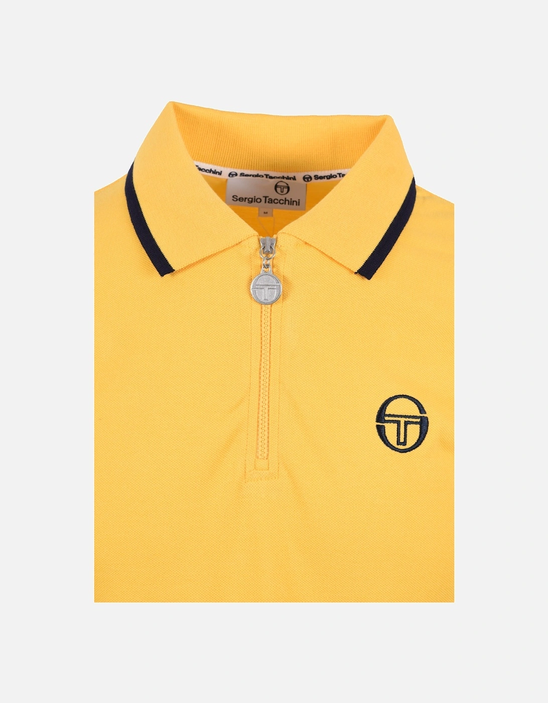 New Iceberg Zip Polo Yellow