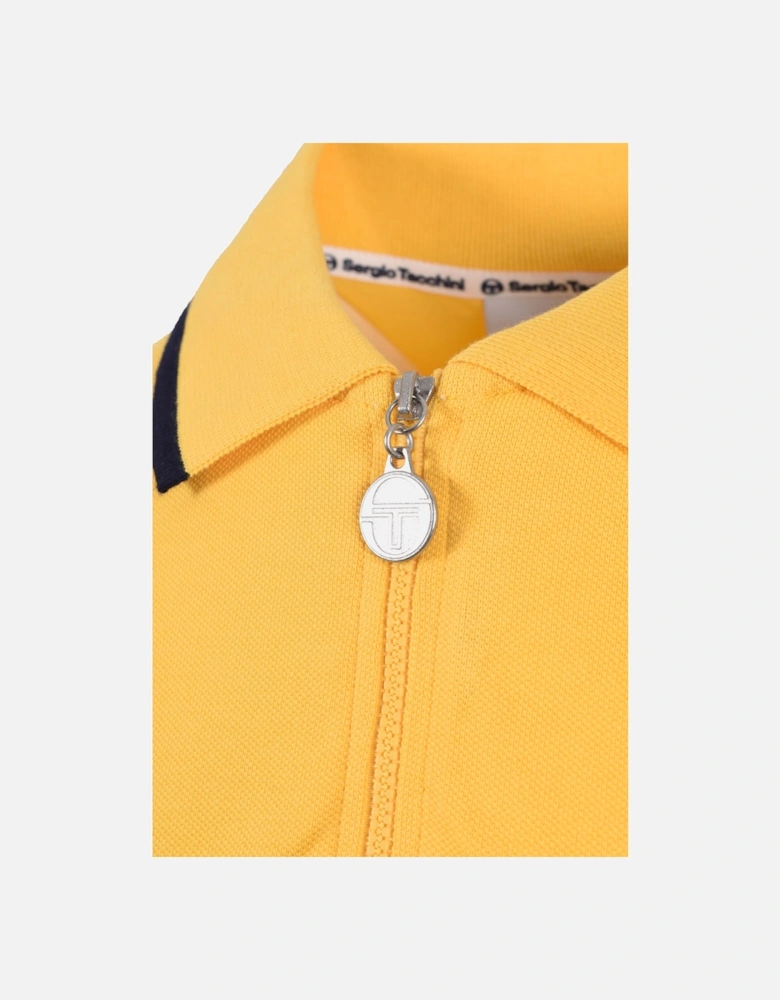 New Iceberg Zip Polo Yellow