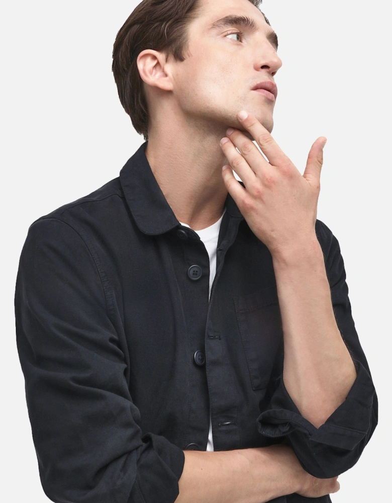 Washed Overshirt Navy