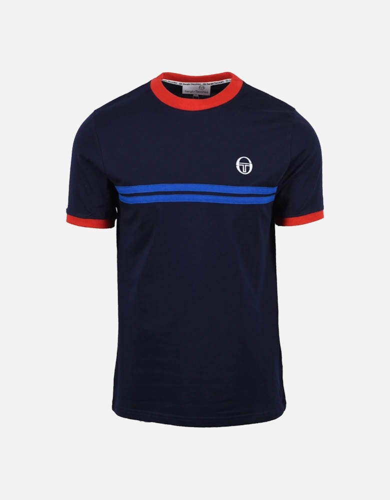 Supermac T-shirt Navy/Red