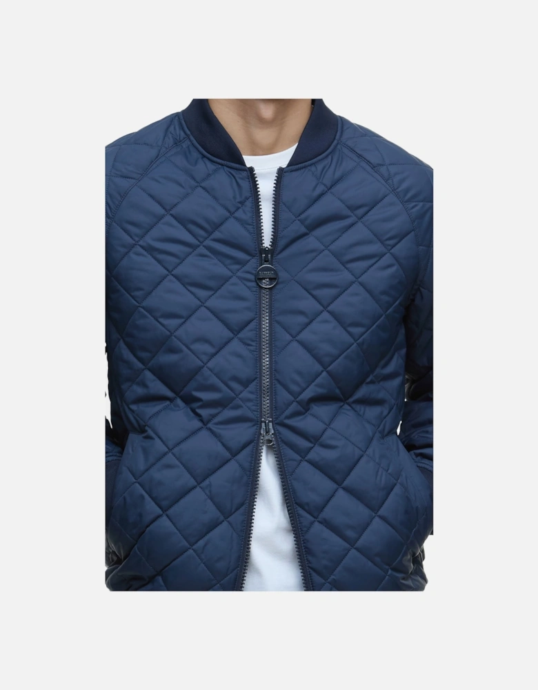 Harfell Quilted Jacket Navy