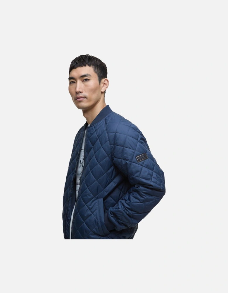 Harfell Quilted Jacket Navy