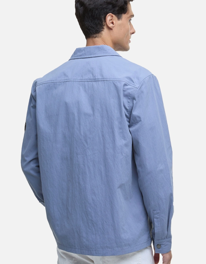 Maze Overshirt Washed Blue