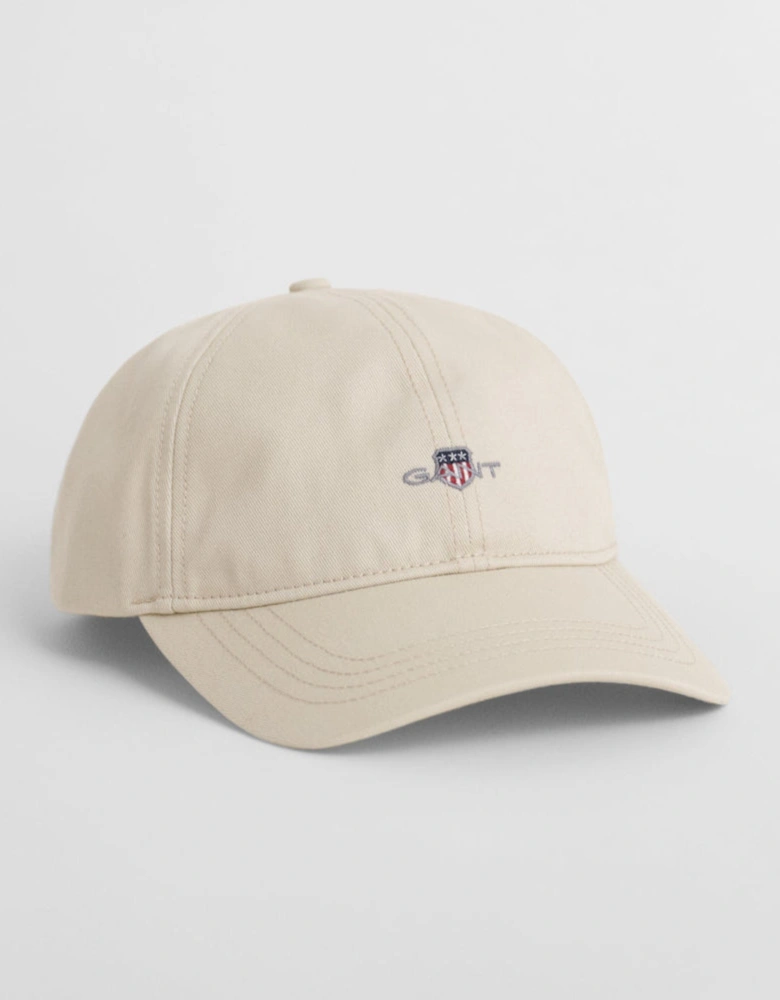 Organic Cotton Twill Baseball Cap, Putty