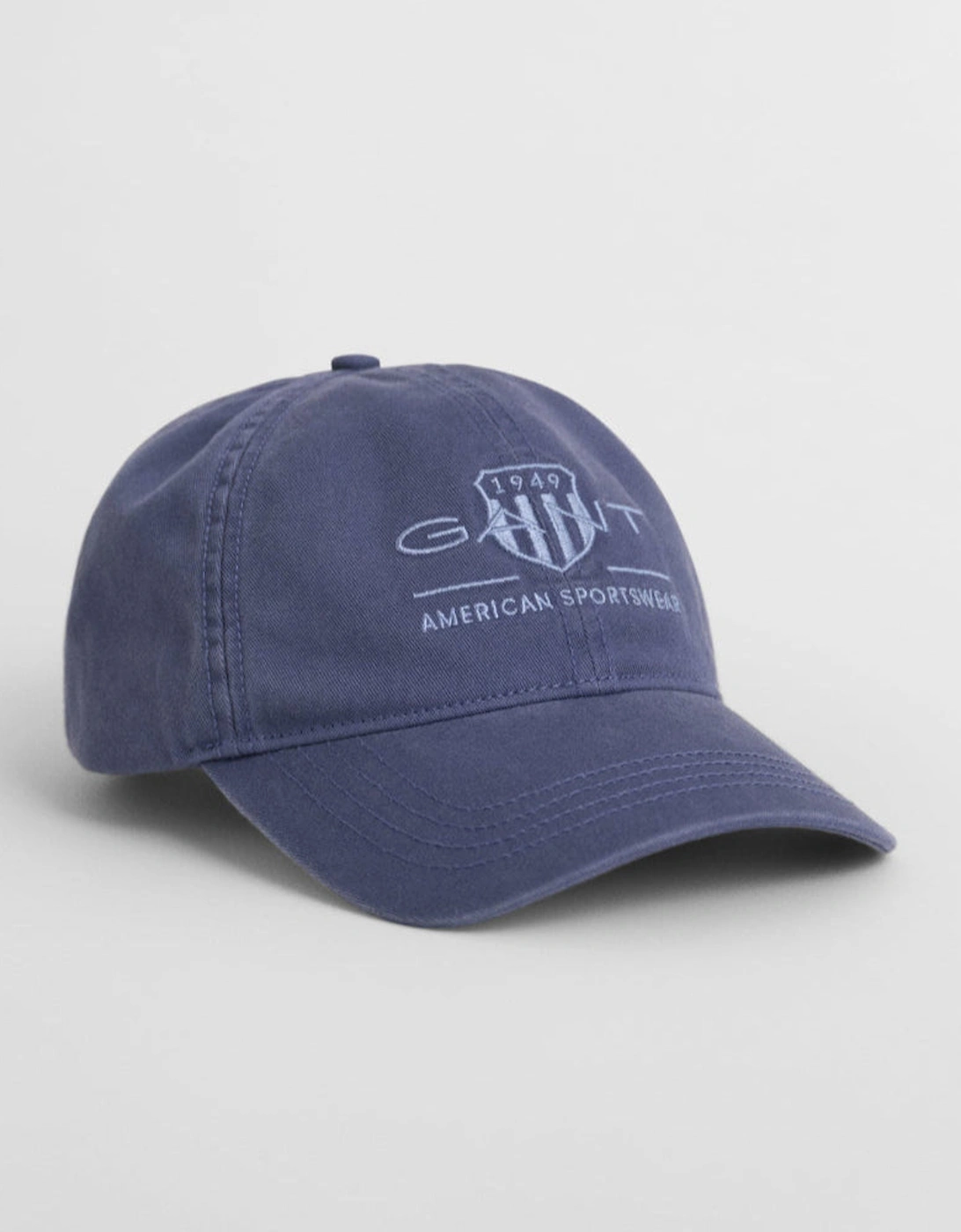 Tonal Archive Shield Baseball Cap, Dusty Navy, 3 of 2