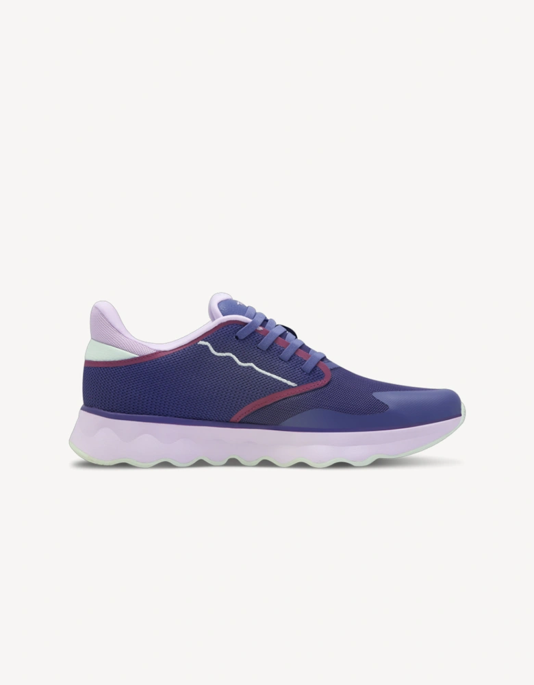 Women's 1-23700-44-569 Lace-up Trainer Purple Comb