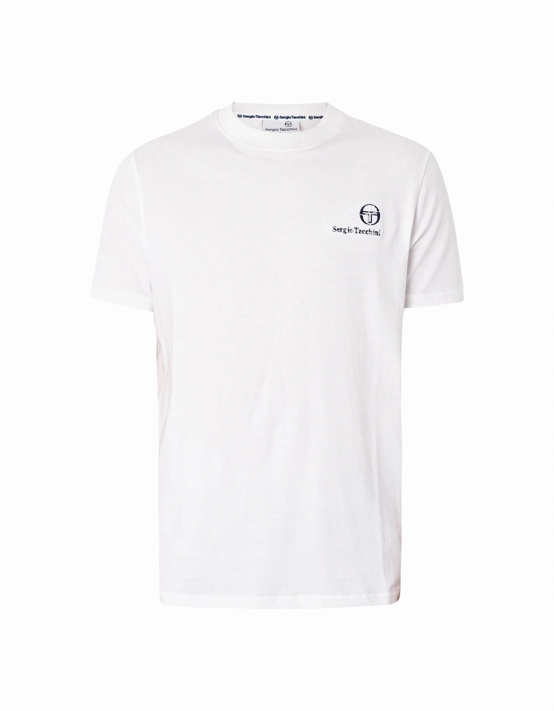 Sergio Tacchini Men's White Felton T-Shirt  44 Xxl