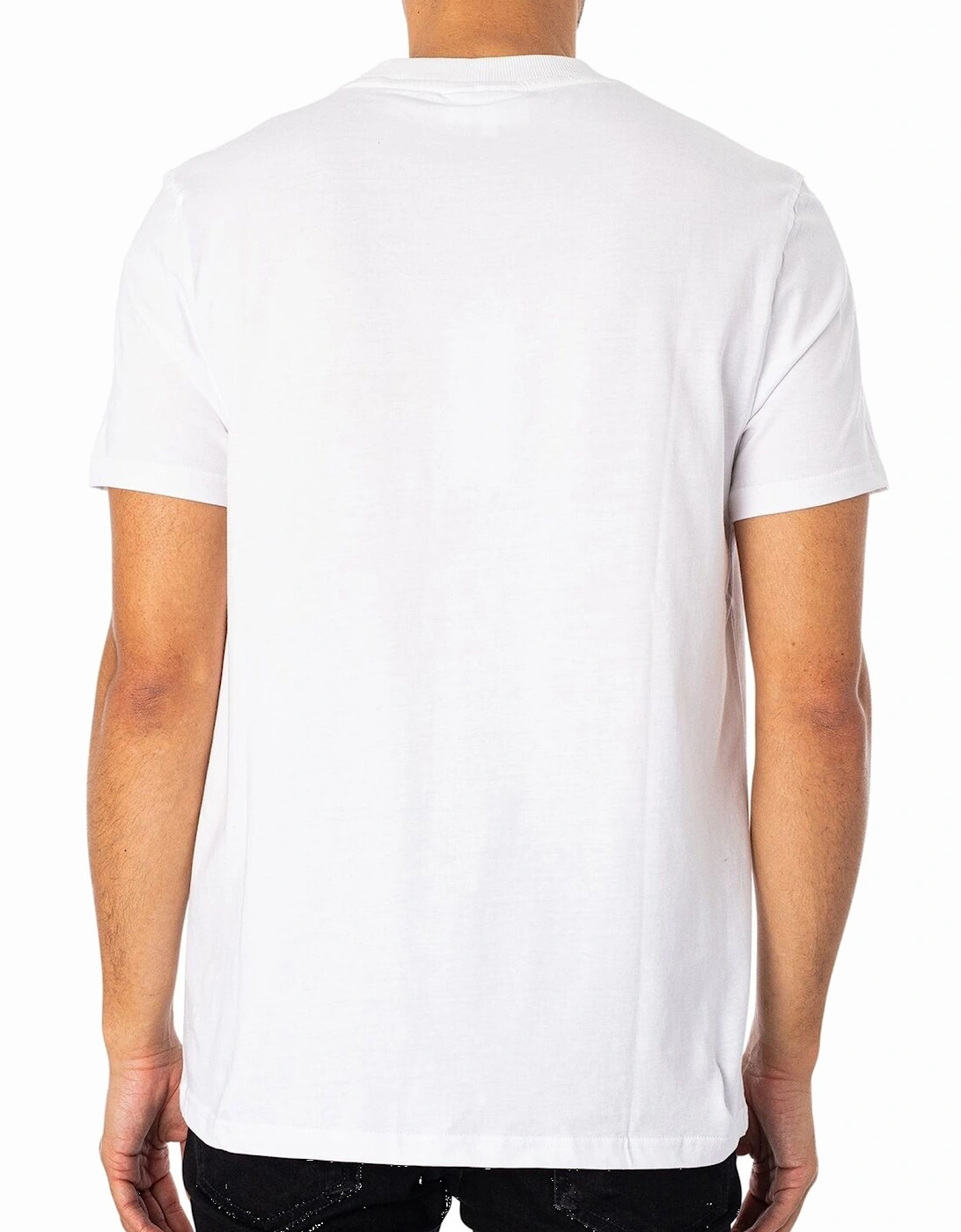 Sergio Tacchini Men's White Felton T-Shirt - : 42/Regular Xl