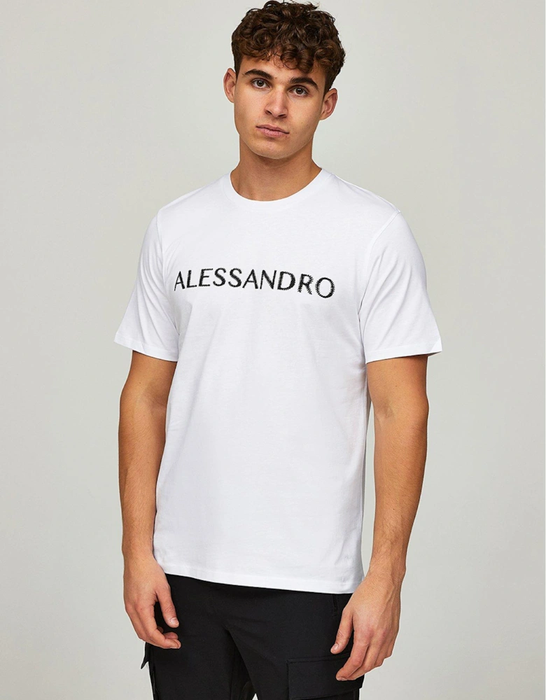 Meucci Puff Logo T-Shirt - White
