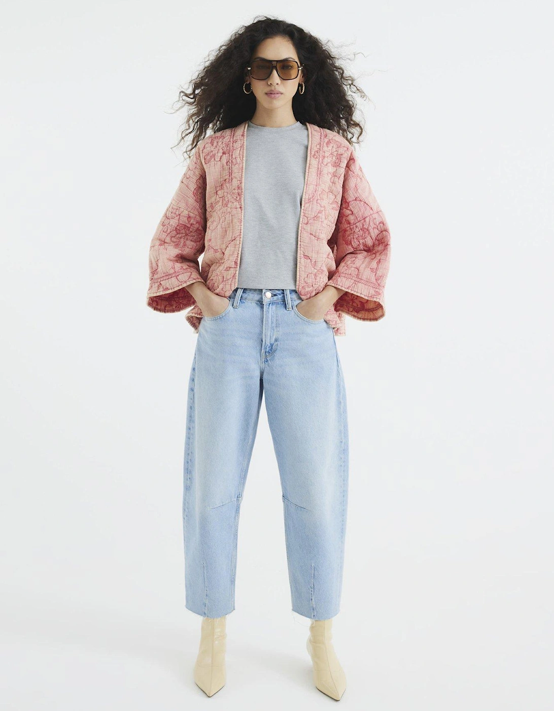 Quilted Floral Oversized Jacket, 2 of 1