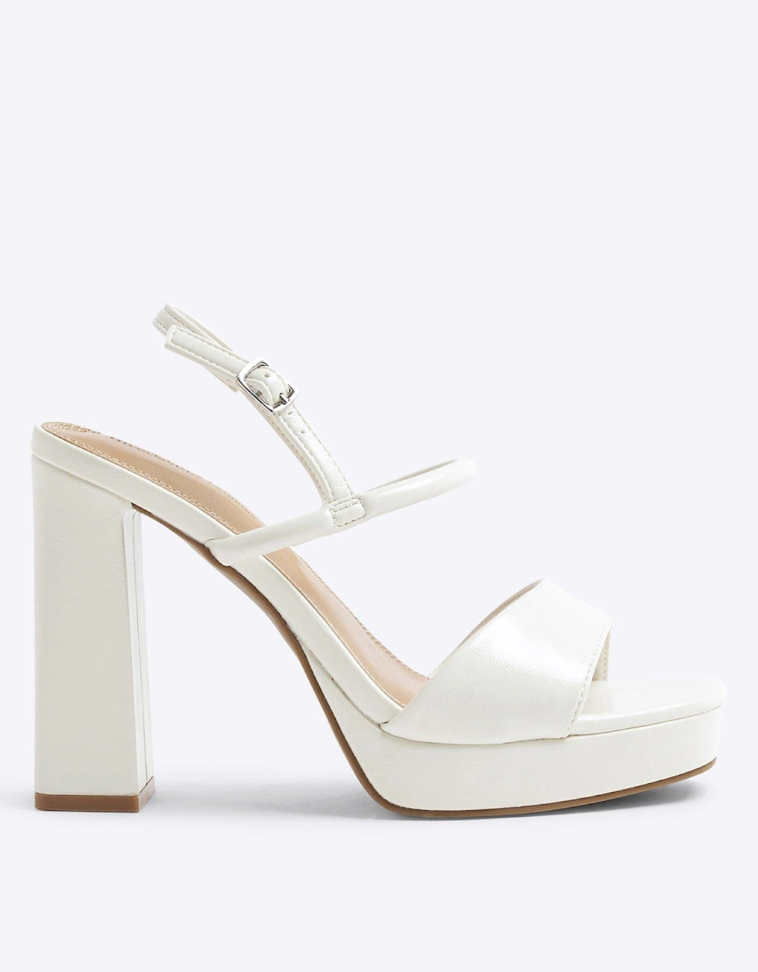 Sling Back Platform Heeled Sandals, 2 of 1