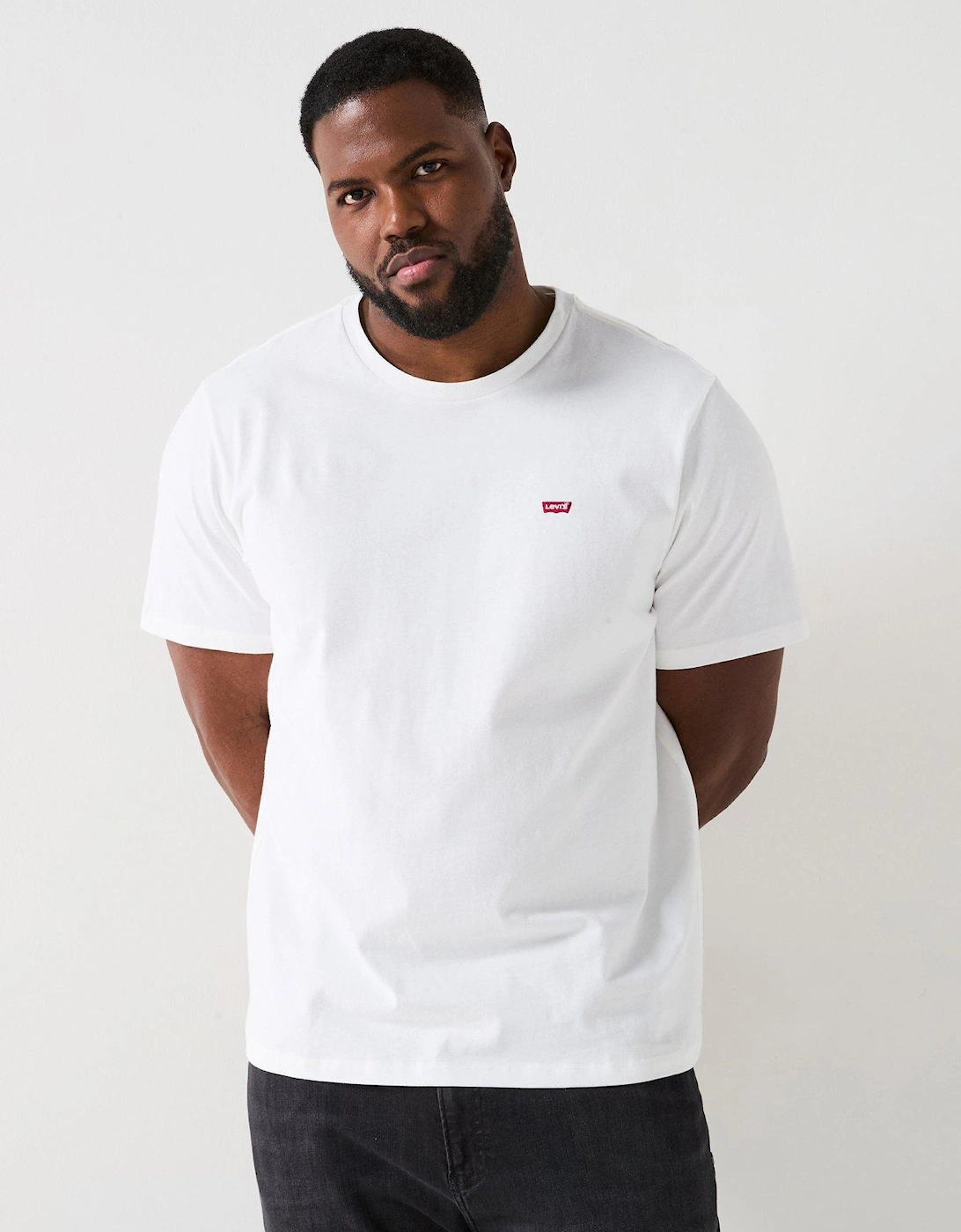 Big & Tall Original Logo T-shirt - White, 2 of 1