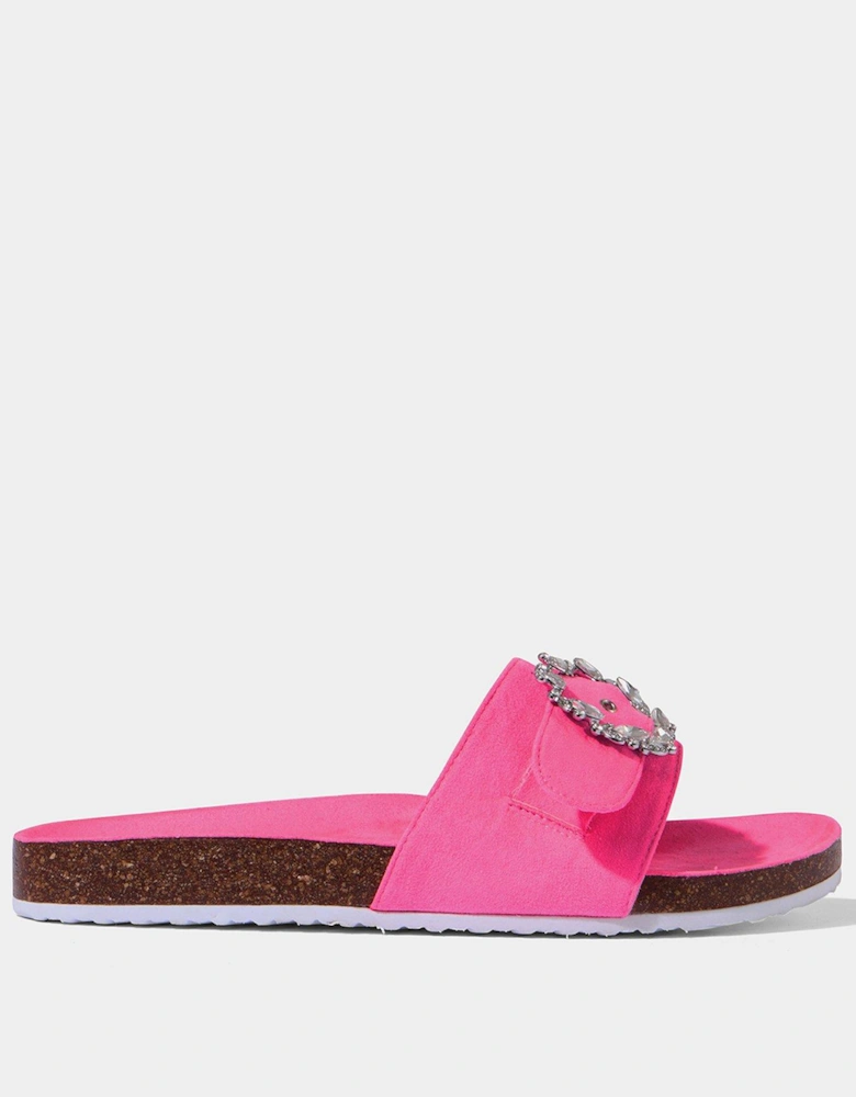 Sunny Rays Buckle Sandals - Pink