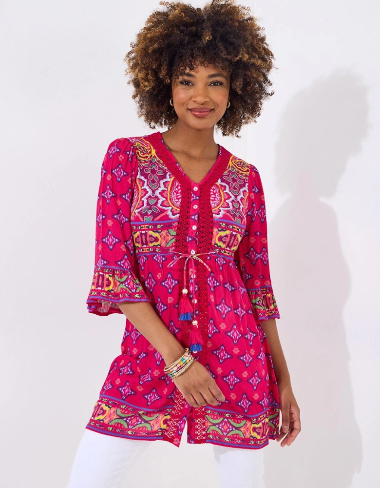 Ultimate Boho Tunic - Pink