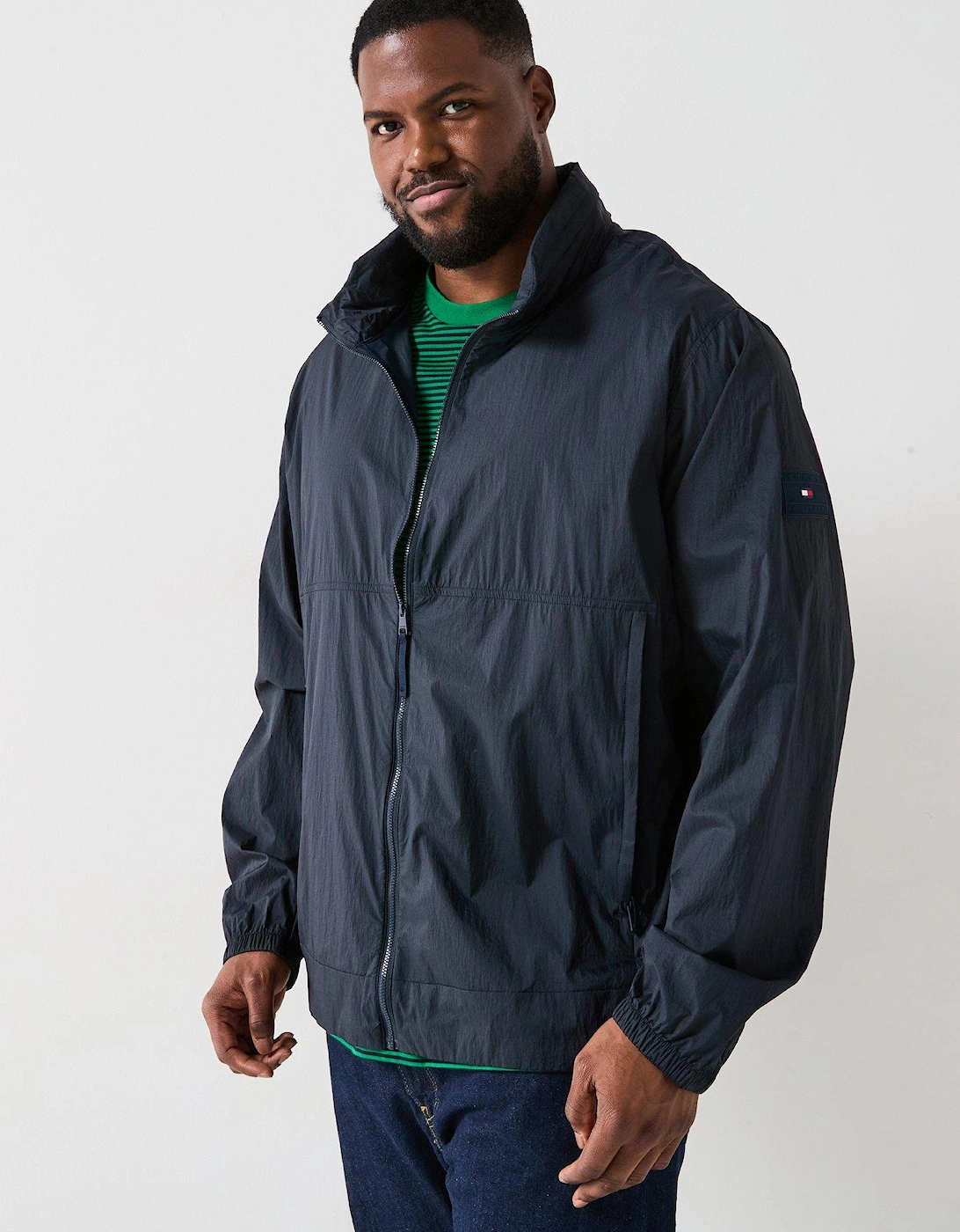 Big & Tall Lightweight Jacket - Navy, 7 of 6
