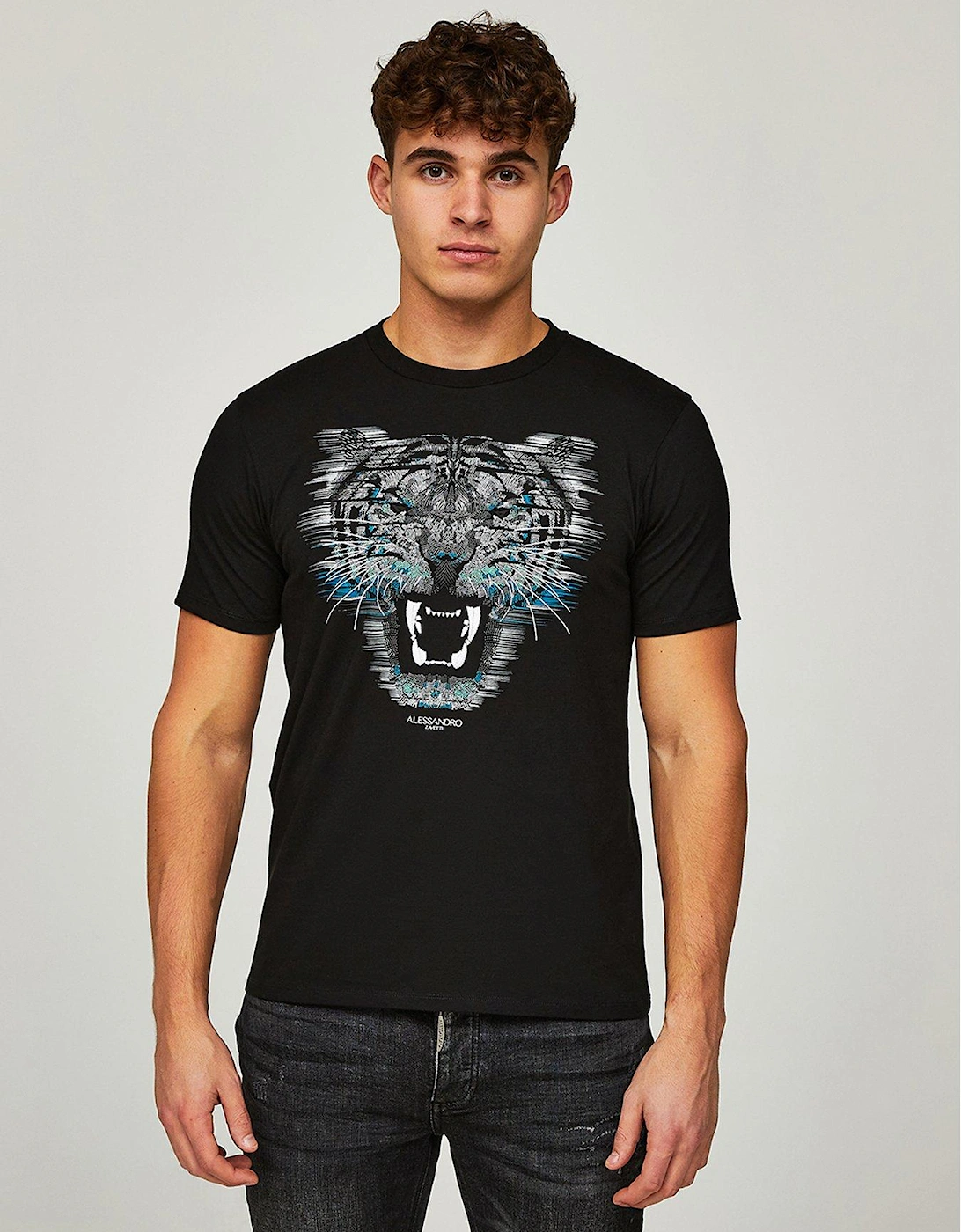 Growler Dot Graphic T-Shirt - Black, 7 of 6
