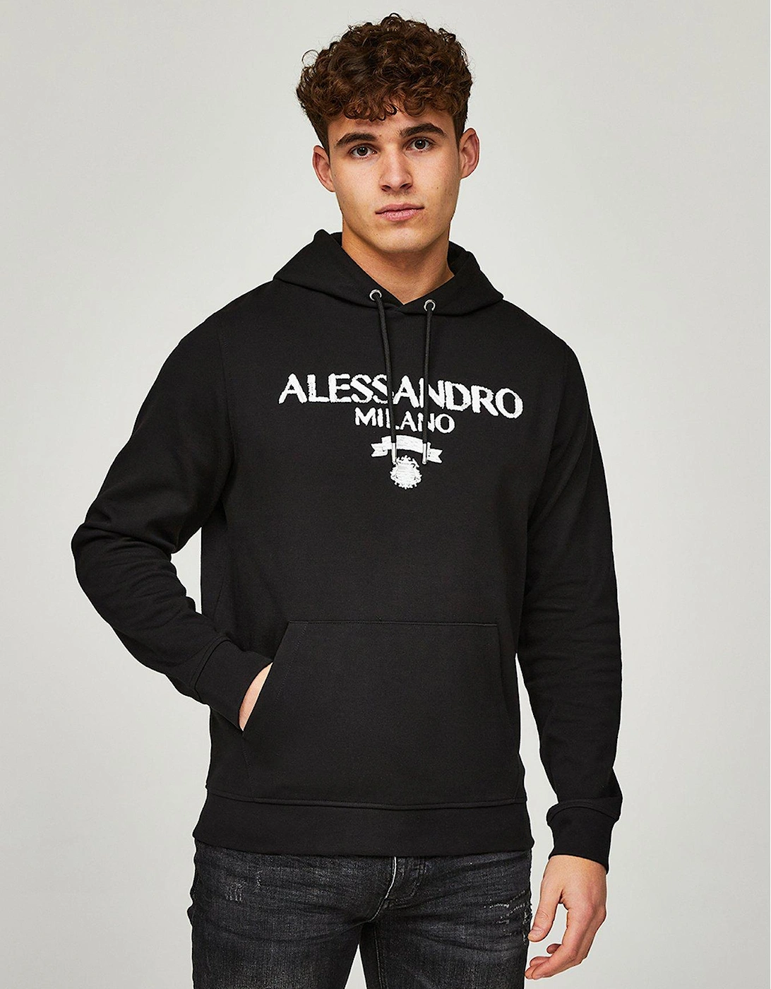 Dalore Logo Overhead Hoodie - Black, 6 of 5