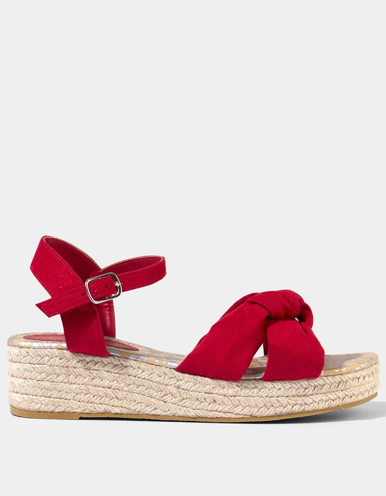 Cool And Casual Sandals - Red