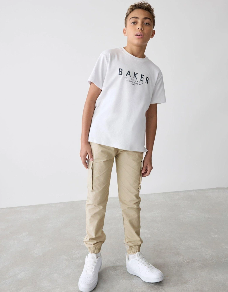 Boys T-Shirt & Jogger Set - Stone