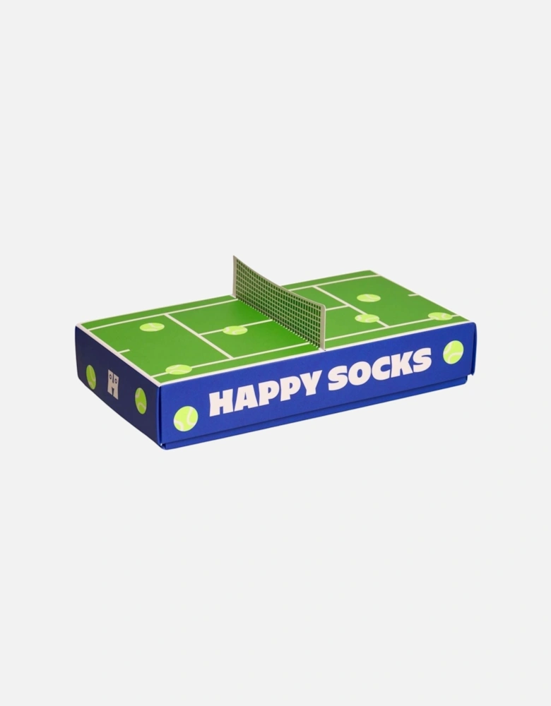 2-Pack Tennis Socks Gift Set, Green/blue