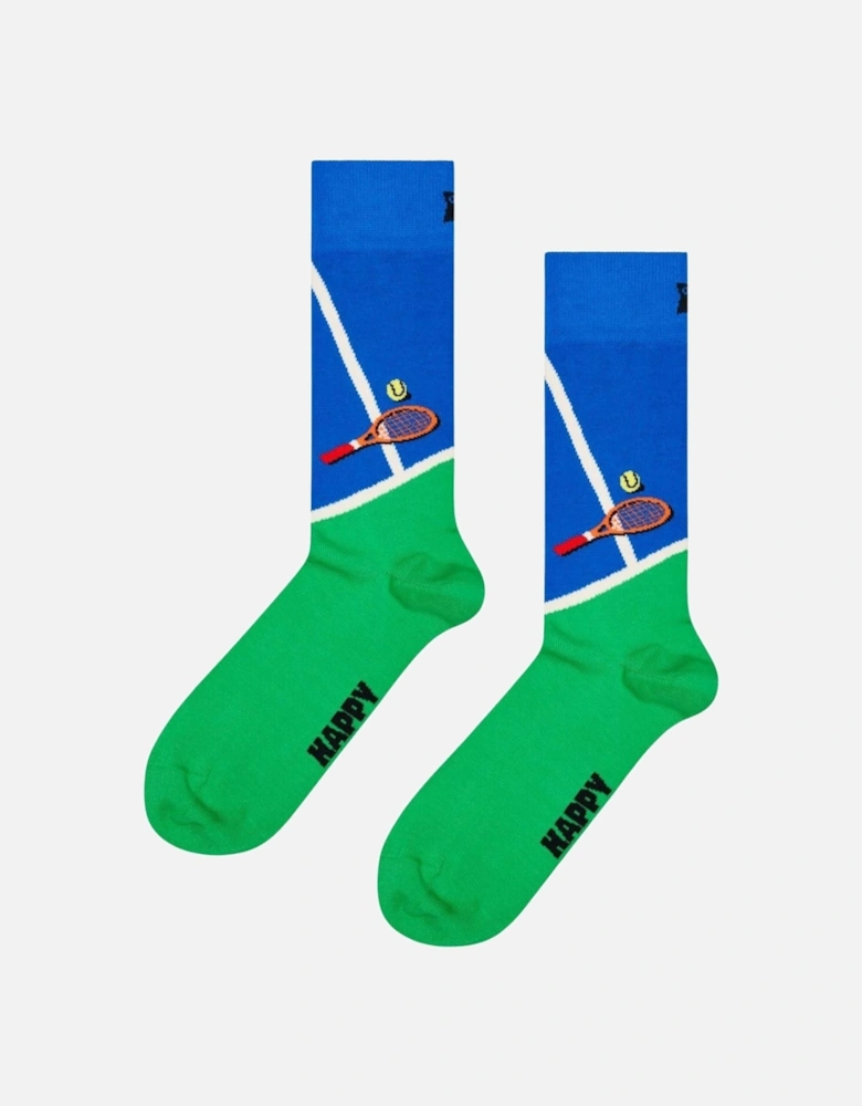 2-Pack Tennis Socks Gift Set, Green/blue