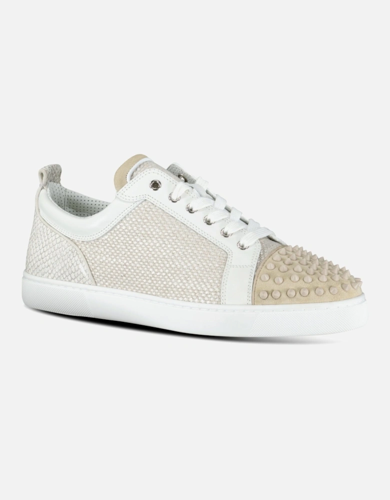 Louis Junior Spikes Canvas Sneakers in Beige