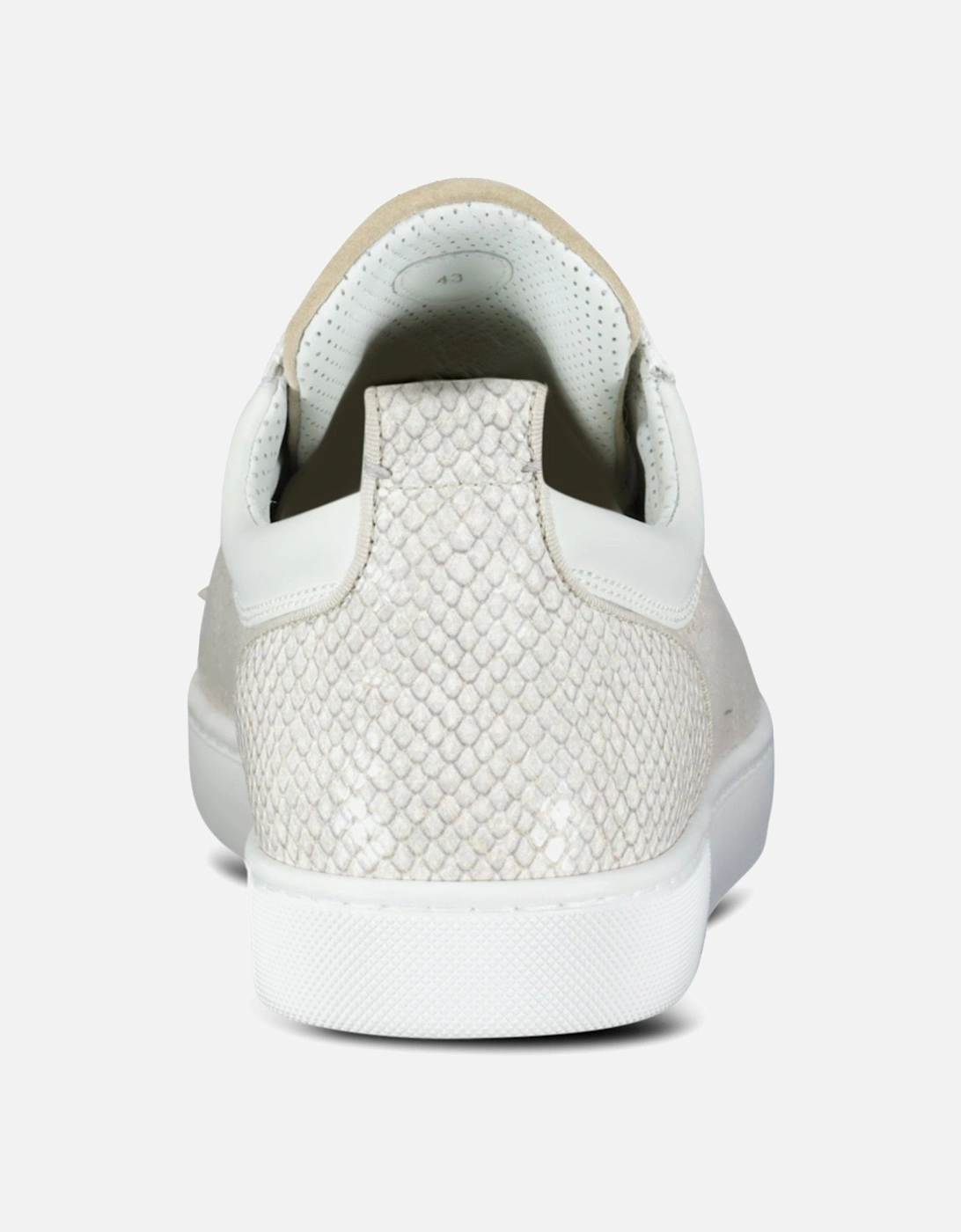 Louis Junior Spikes Canvas Sneakers in Beige