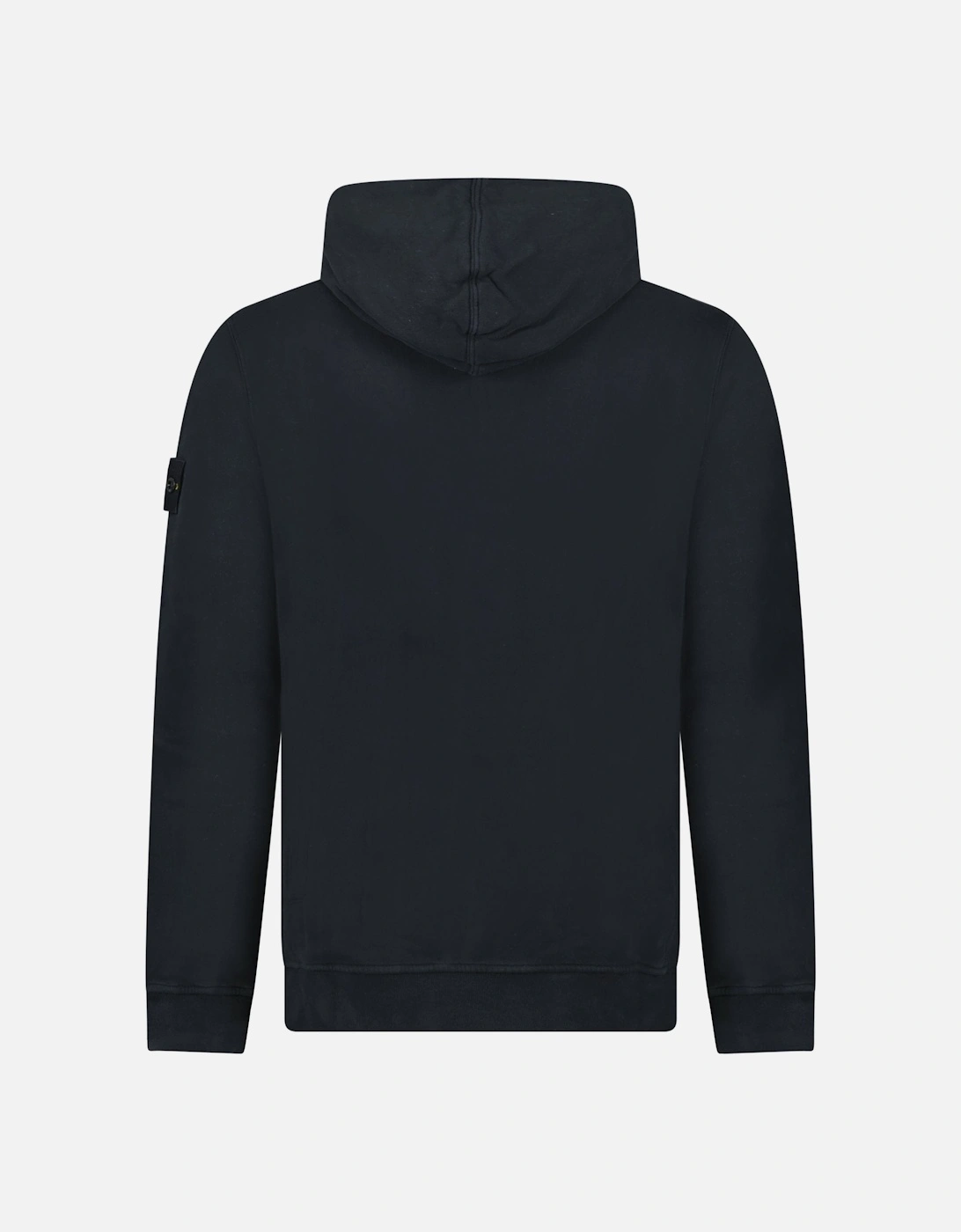 Brushed Organic Cotton Hoodie Black