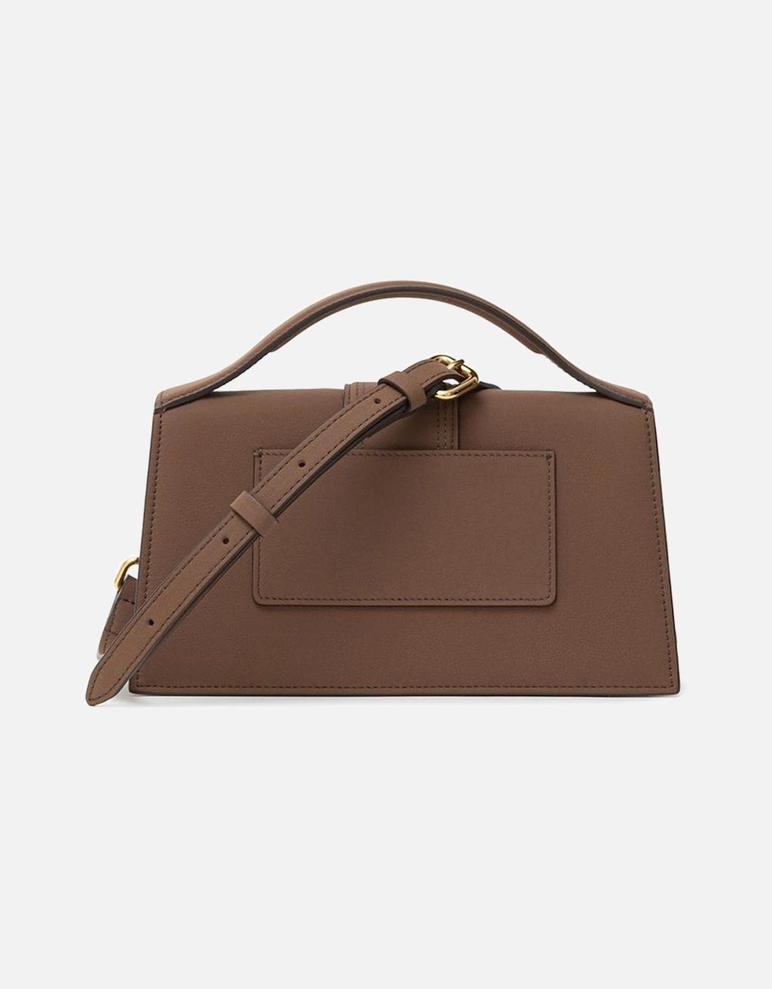 Leather Strap Buckle Crossbody Bag Women - Brown Handbags