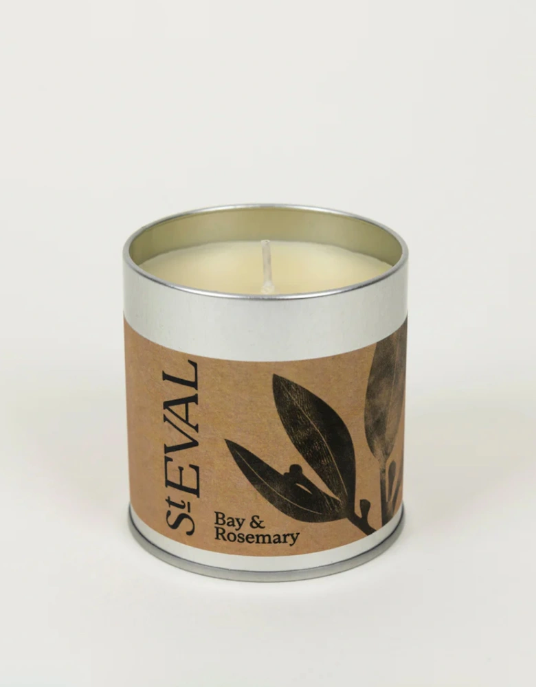 St Eval Bay & Rosemary Scented Tin Candle