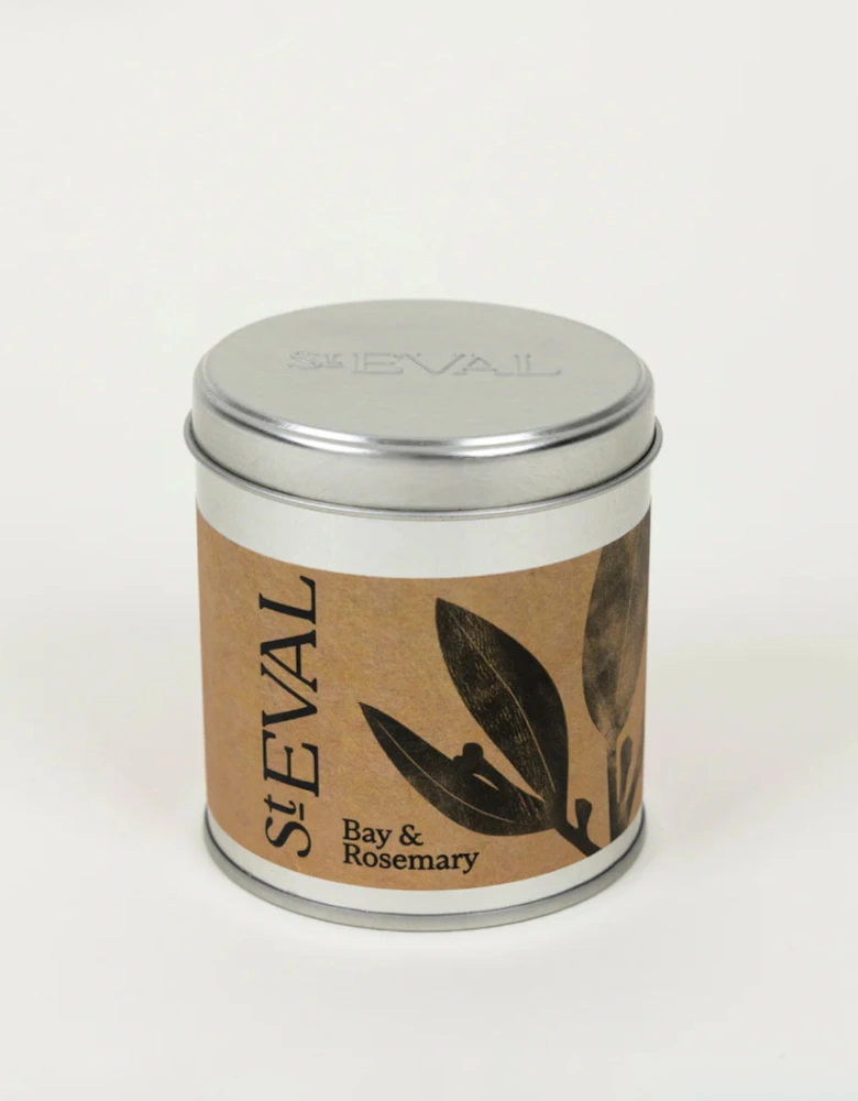 St Eval Bay & Rosemary Scented Tin Candle