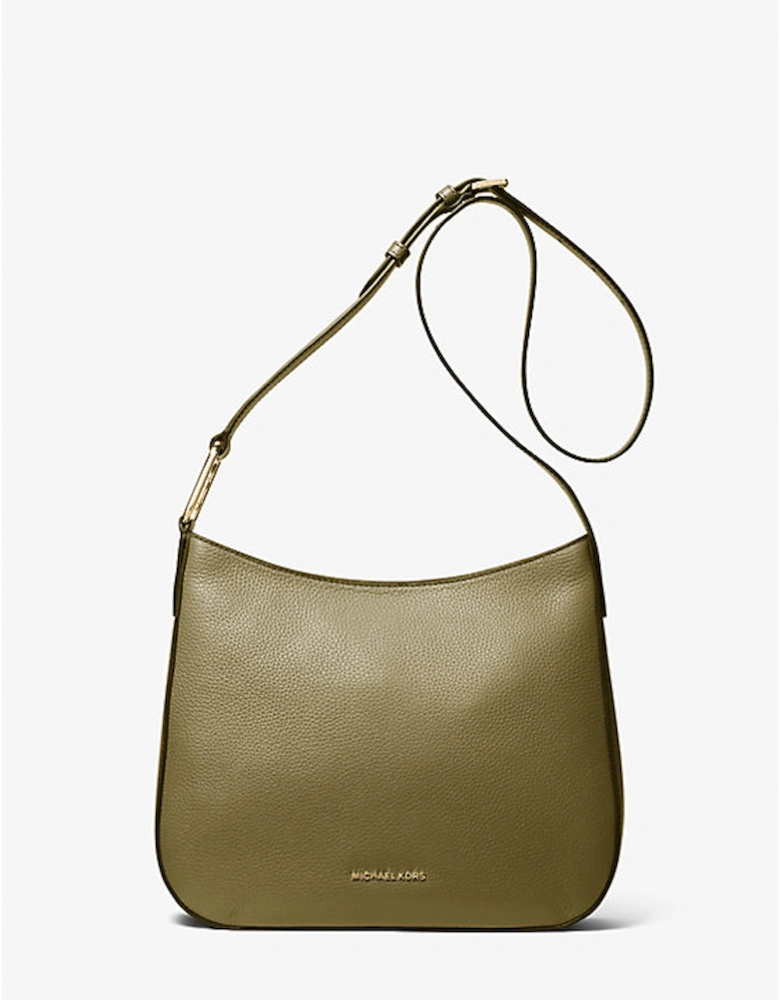 Kensington Large Pebbled Leather Crossbody Bag