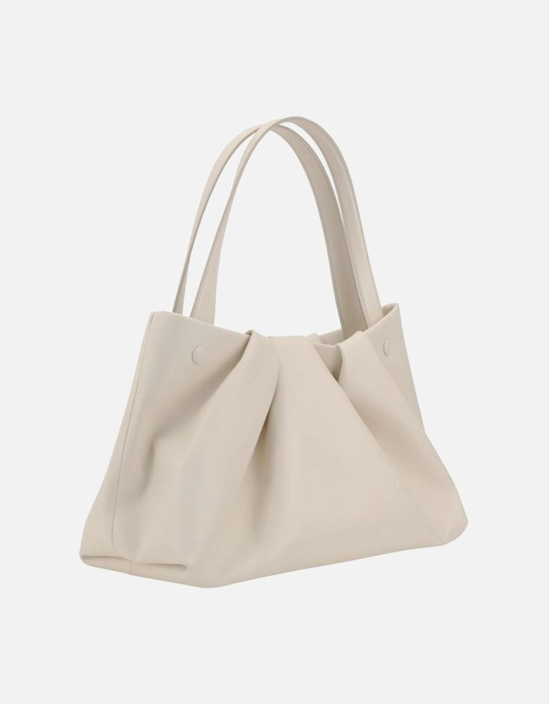 Athena Shoulder Bag in vegan leather Women - Cream