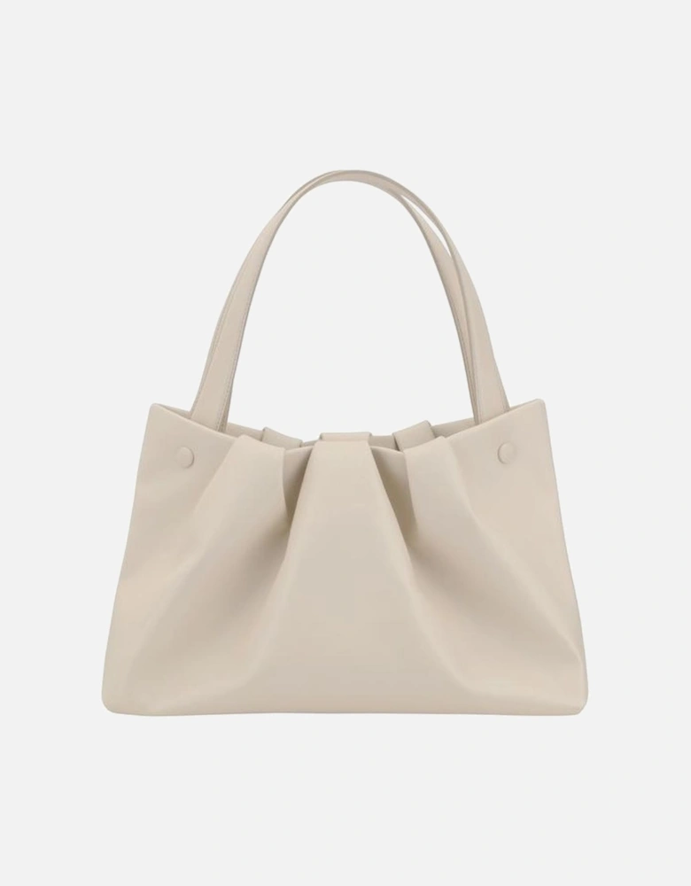 Athena Shoulder Bag in vegan leather Women - Cream