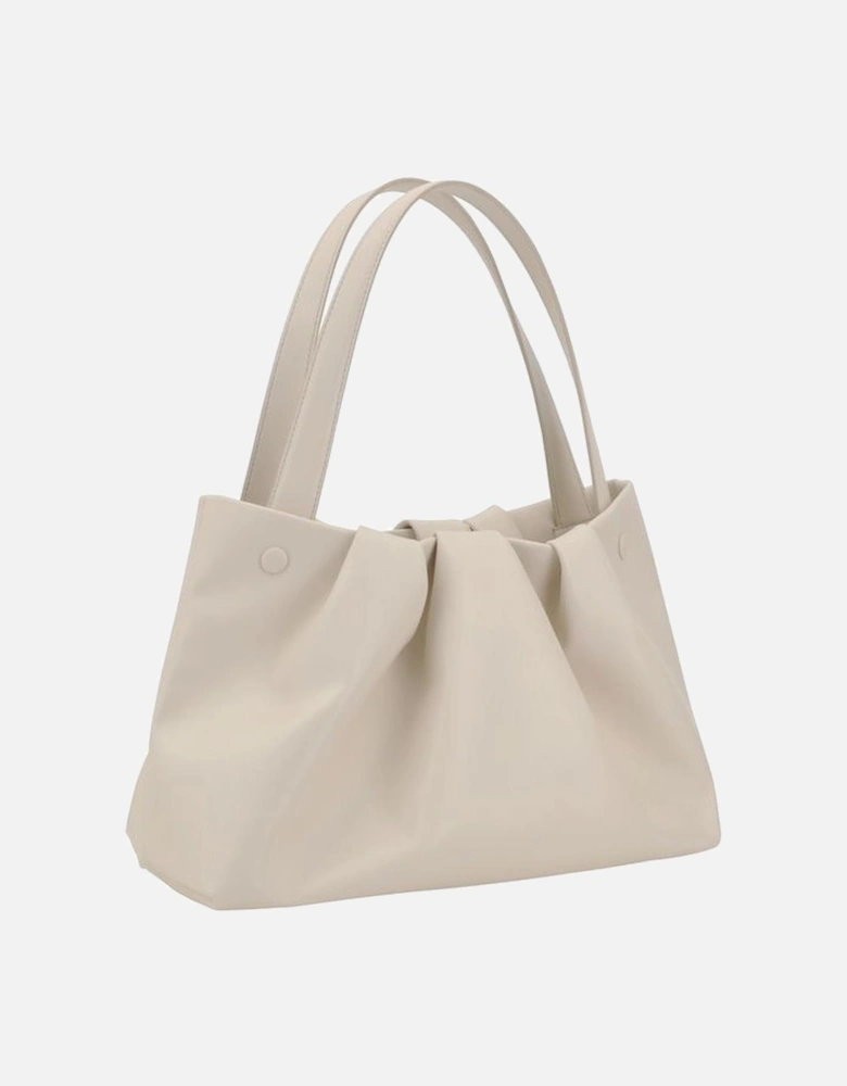 Athena Vegan Leather Shoulder Bag Women - Cream